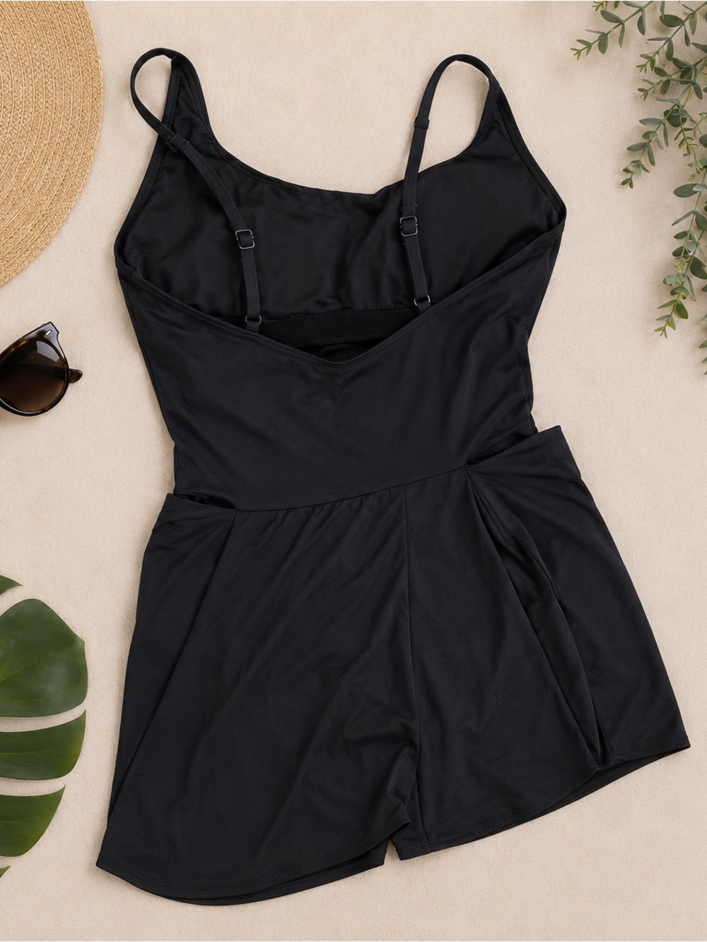 Coco Reef Contours Keepsake Empress Swim Dress Black One Piece 38D Size 14 - Picture 4 of 7